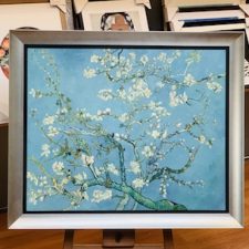 beautiful painting on canvas inspired by vincent van gogh framed